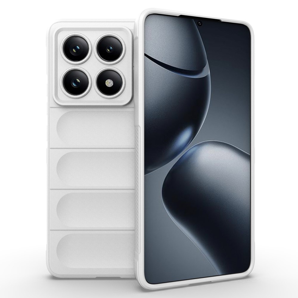 Rugg odolný gelový obal na Xiaomi Redmi Note 14 Pro 5G/Poco X7 5G - bílý