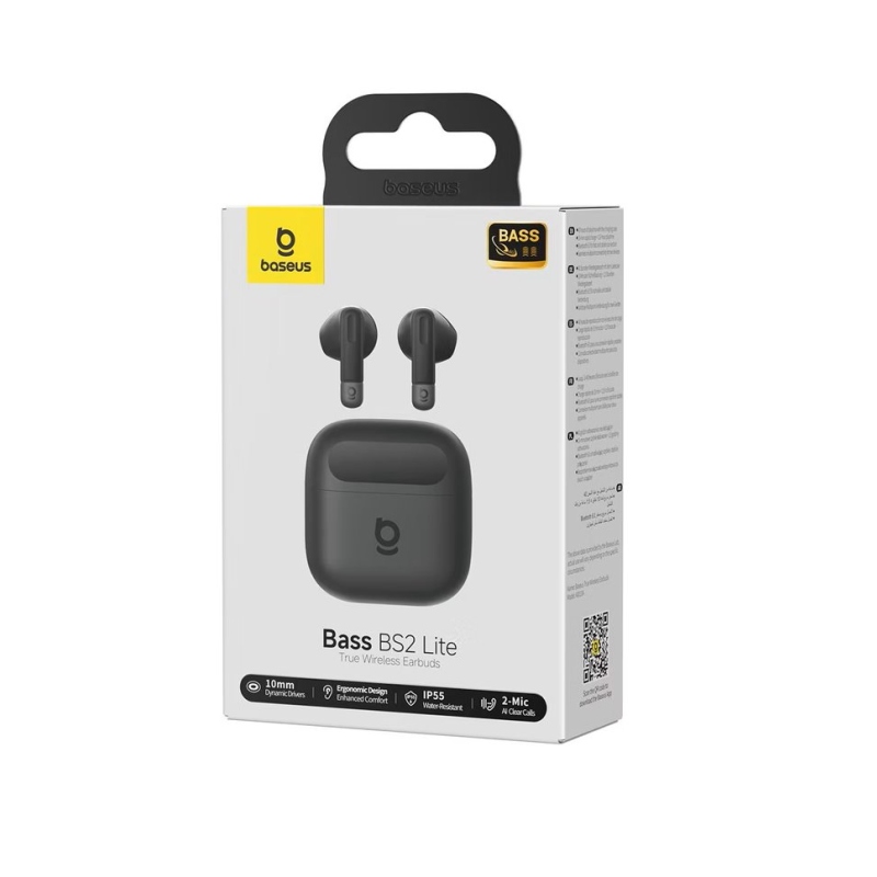 Baseus Bass BS2 Lite Bezdrátová Sluchátka Cosmic Black