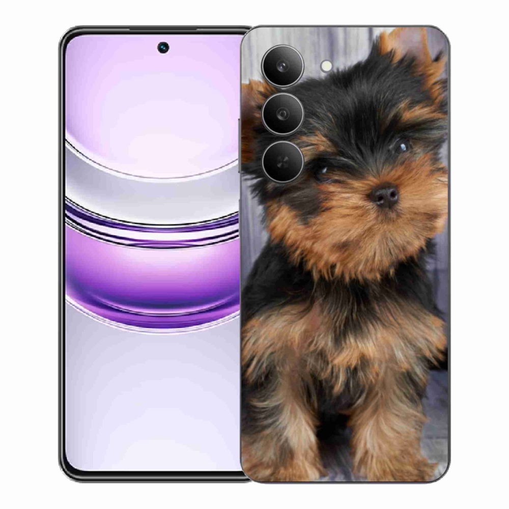 Gelový kryt mmCase na Realme 14x 5G - jorkšír 9