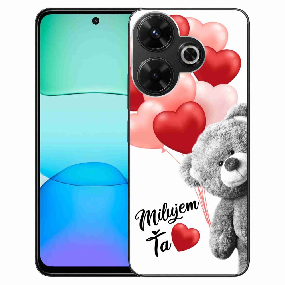 Gelový obal mmCase na Xiaomi Redmi 13 4G/Poco M6 4G - milujem Ťa sk