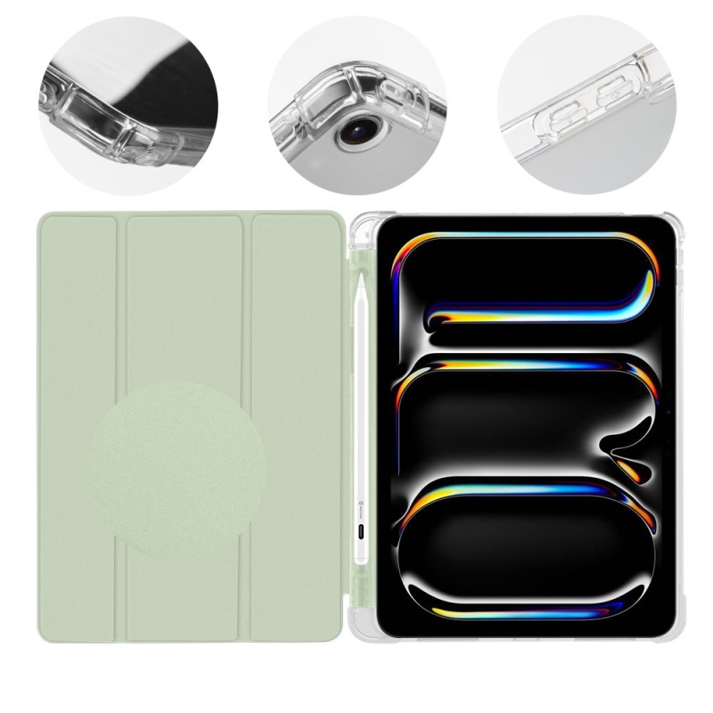 OBAL:ME MistyTab Pouzdro pro iPad Air 4 (2020)/iPad Pro 11 (1/2/3/4) Light Green