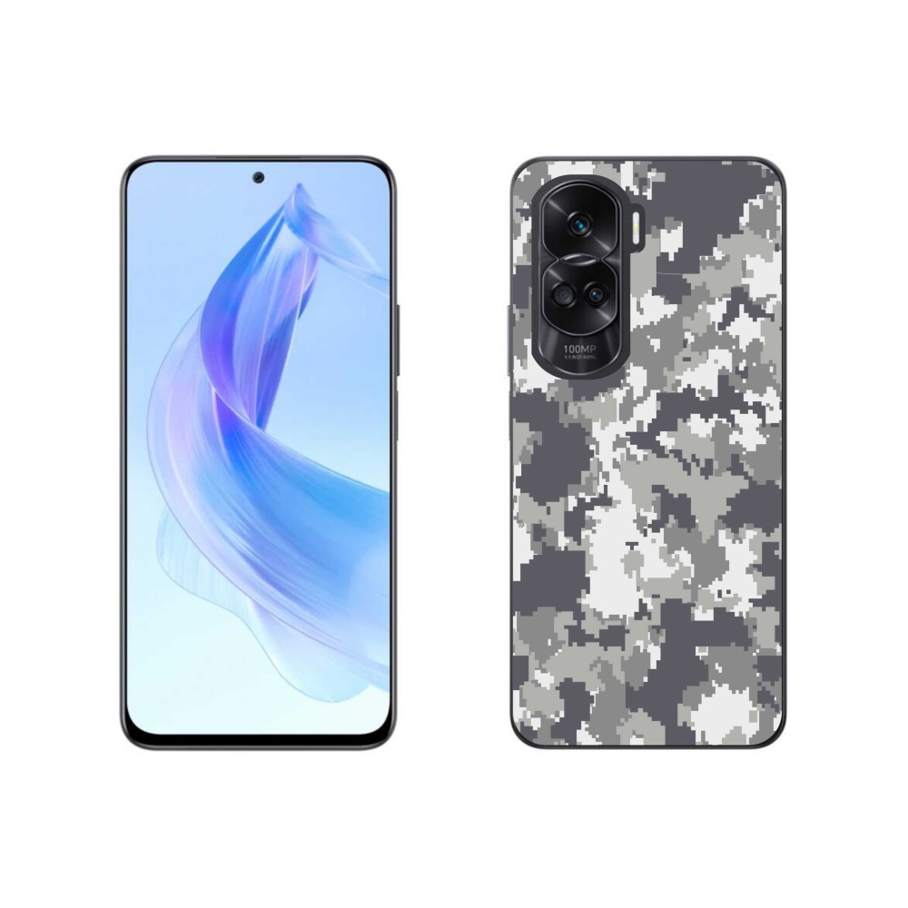 Gelový kryt mmCase na Honor 90 Lite - maskáčový vzor 2