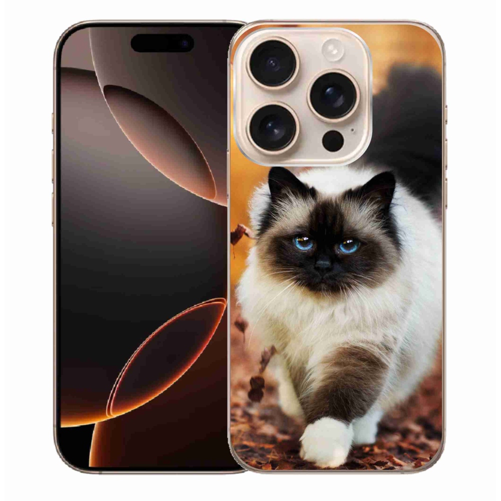 Gelový obal mmCase na iPhone 16 Pro Max - kočka