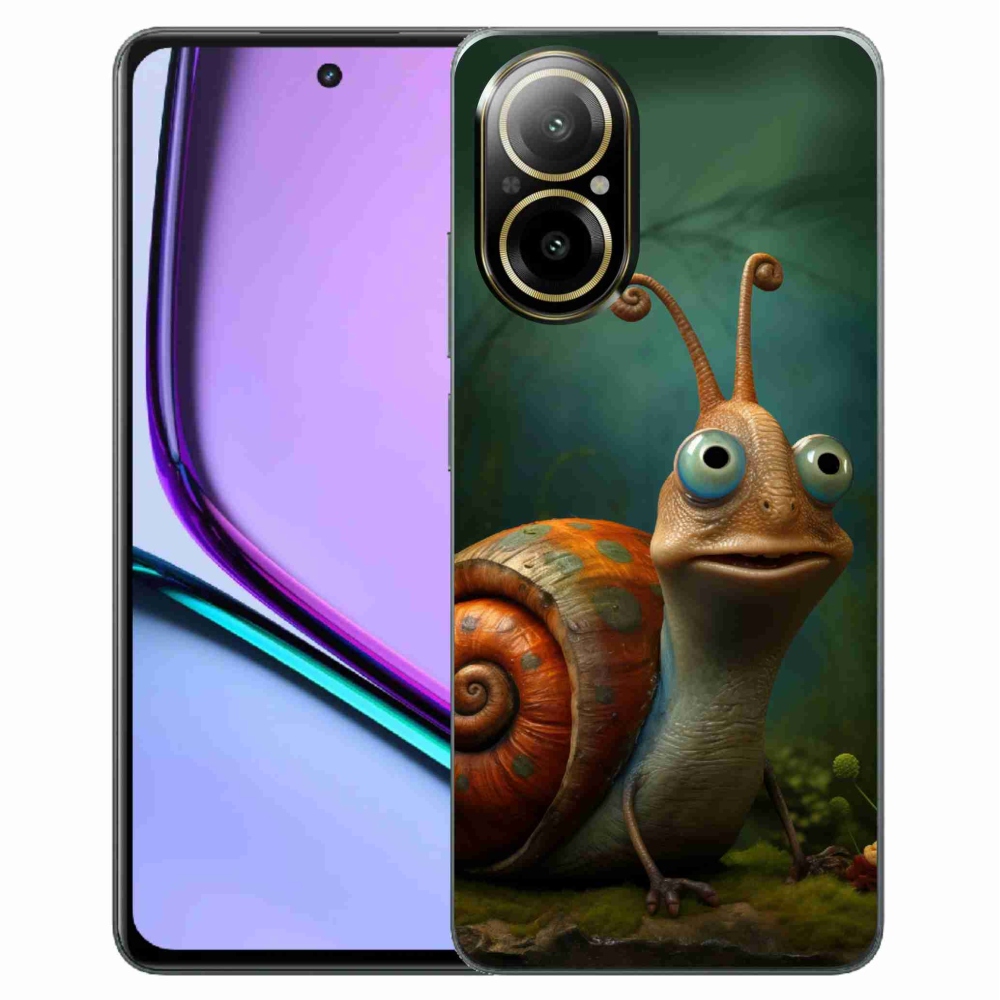 Gelový kryt mmCase na Realme C67 - šnek