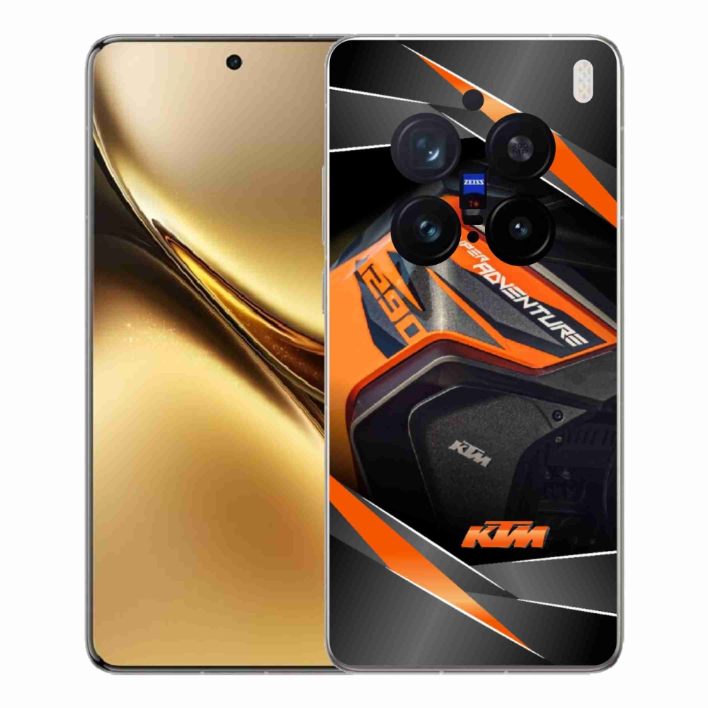 Gelový kryt mmCase na Vivo X200 Pro 5G - motorka ktm