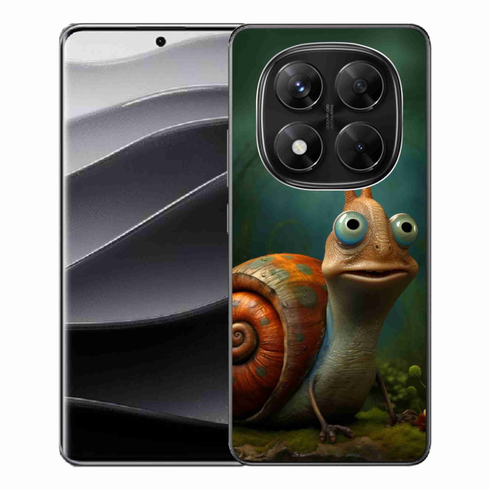 Gelový kryt mmCase na Xiaomi Redmi Note 14 Pro 5G/Poco X7 5G - šnek