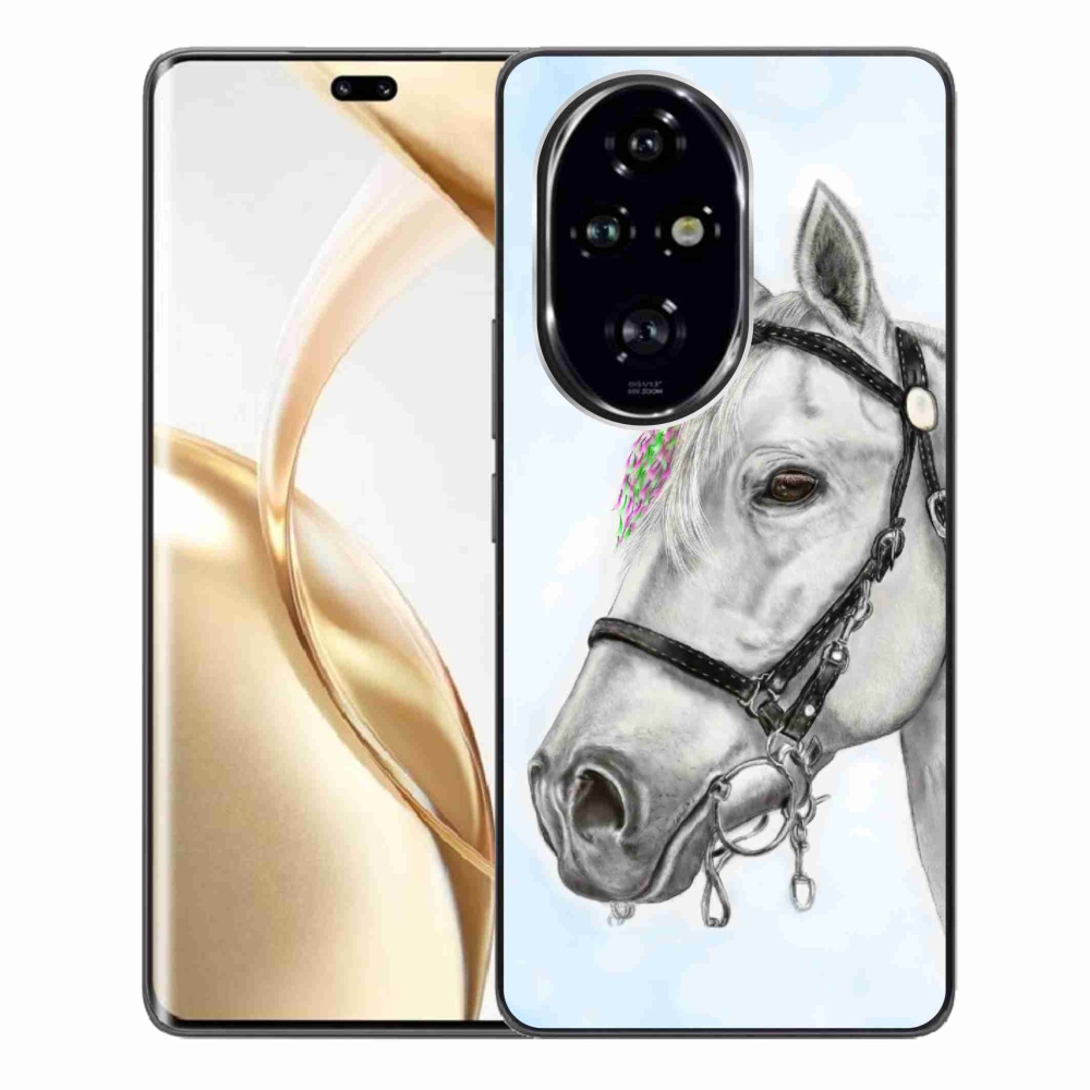 Gelový kryt mmCase na Honor 200 Pro 5G - bílý kůň 1