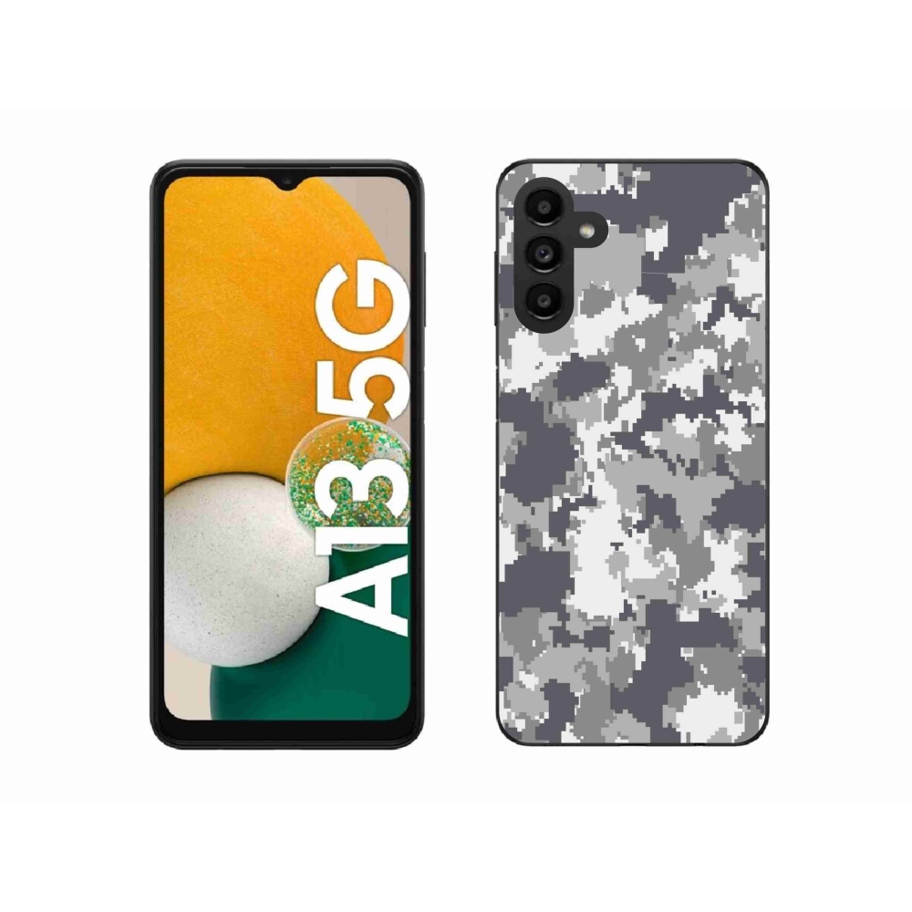 Gelový kryt mmCase na Samsung Galaxy A13 5G - maskáčový vzor 2