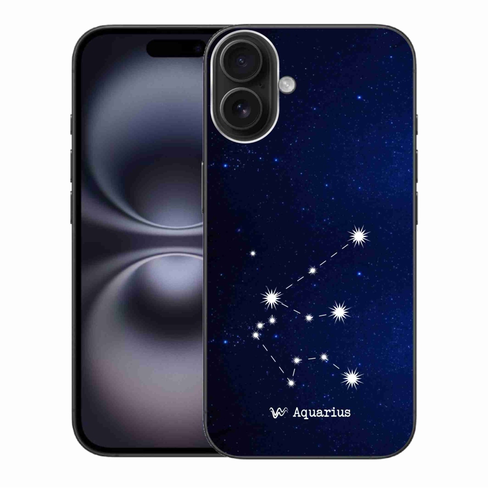 Gelový kryt mmCase na iPhone 16 Plus - souhvězdí Vodnáře