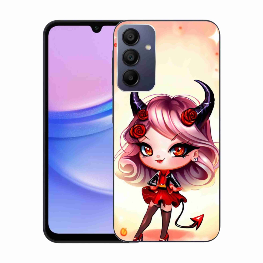 Gelový kryt mmCase na Samsung Galaxy A15 4G/5G - kreslená čertice
