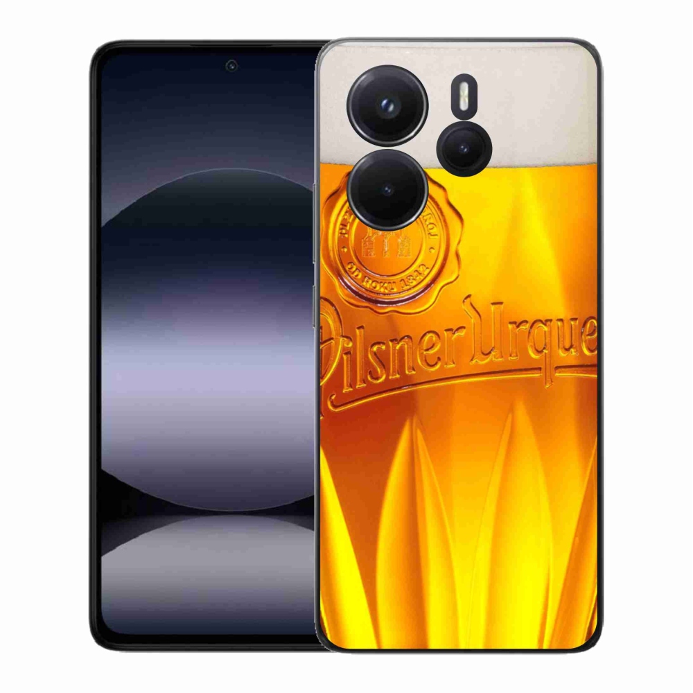 Gelový kryt mmCase na Xiaomi Redmi Note 14 - pivo