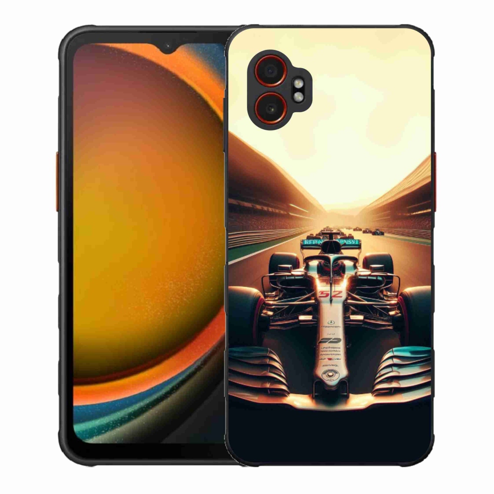 Gelový kryt mmCase na Samsung Galaxy Xcover 7 Pro - formule 1