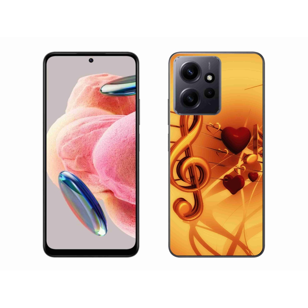 Gelový kryt mmCase na Xiaomi Redmi Note 12 4G - noty