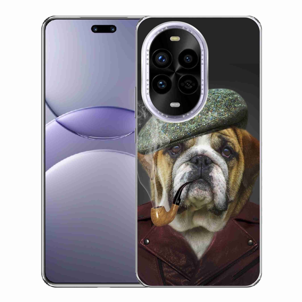 Gelový kryt mmCase na Huawei Nova 13 Pro 5G - pes s fajfkou