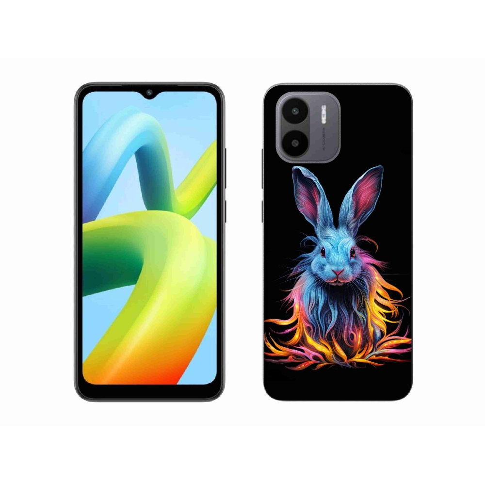 Gelový kryt mmCase na Xiaomi Redmi A1/Redmi A2 - abstraktní zajíc