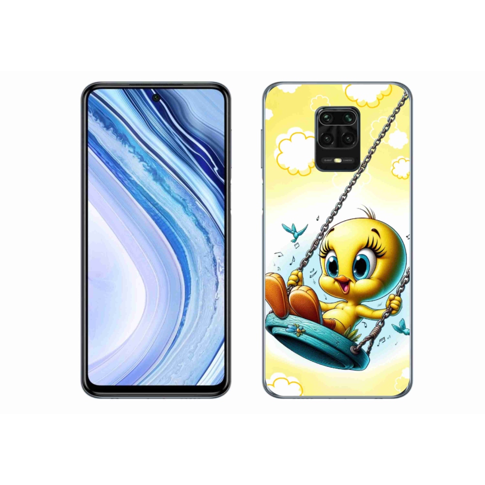Gelový kryt mmCase na Xiaomi Redmi Note 9S - tweety