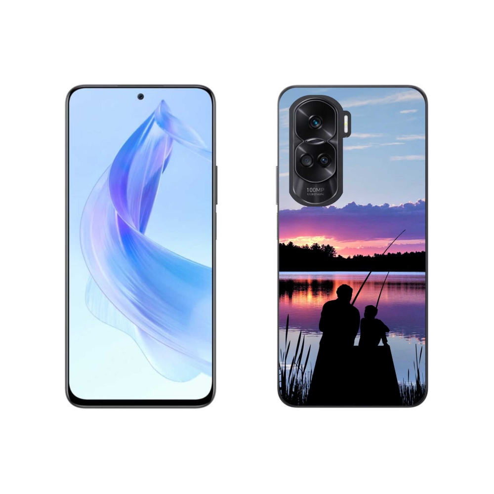 Gelový kryt mmCase na Honor 90 Lite - rybaření 2