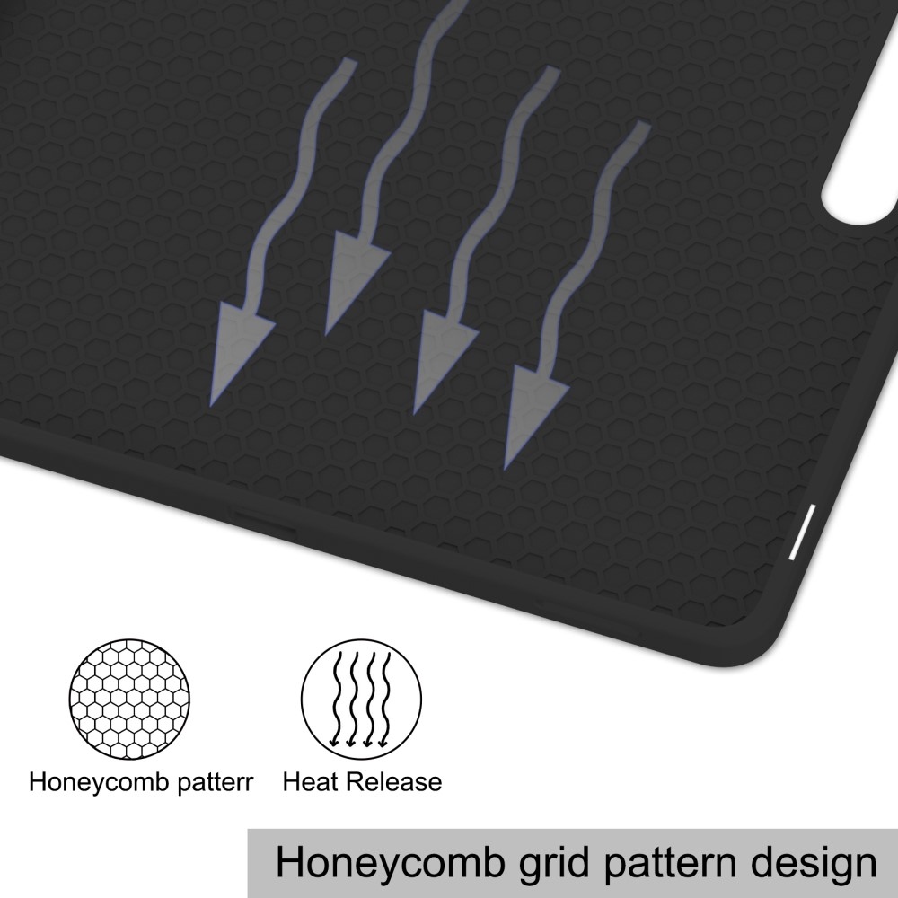 Cases chytré zavírací pouzdro na Samsung Galaxy Tab S10 FE+ - černé