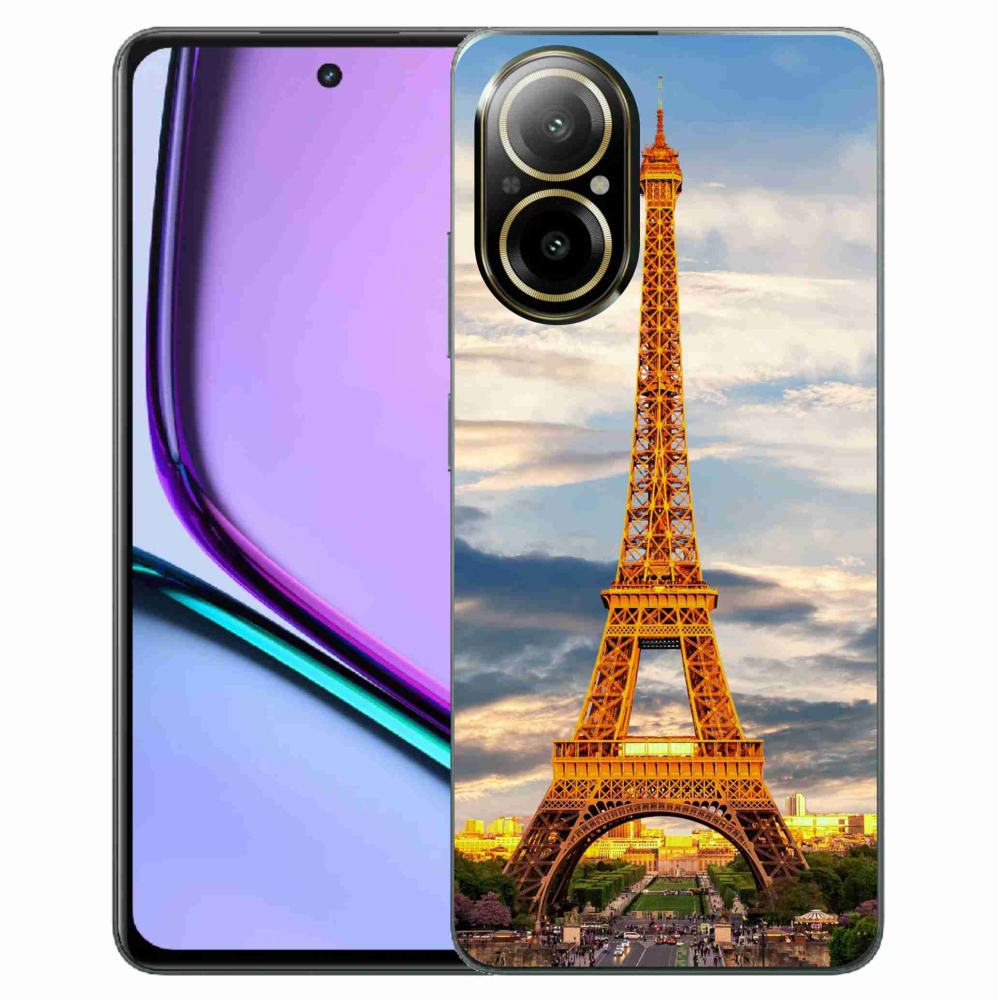 Gelový kryt mmCase na Realme C67 - eiffelova věž 3