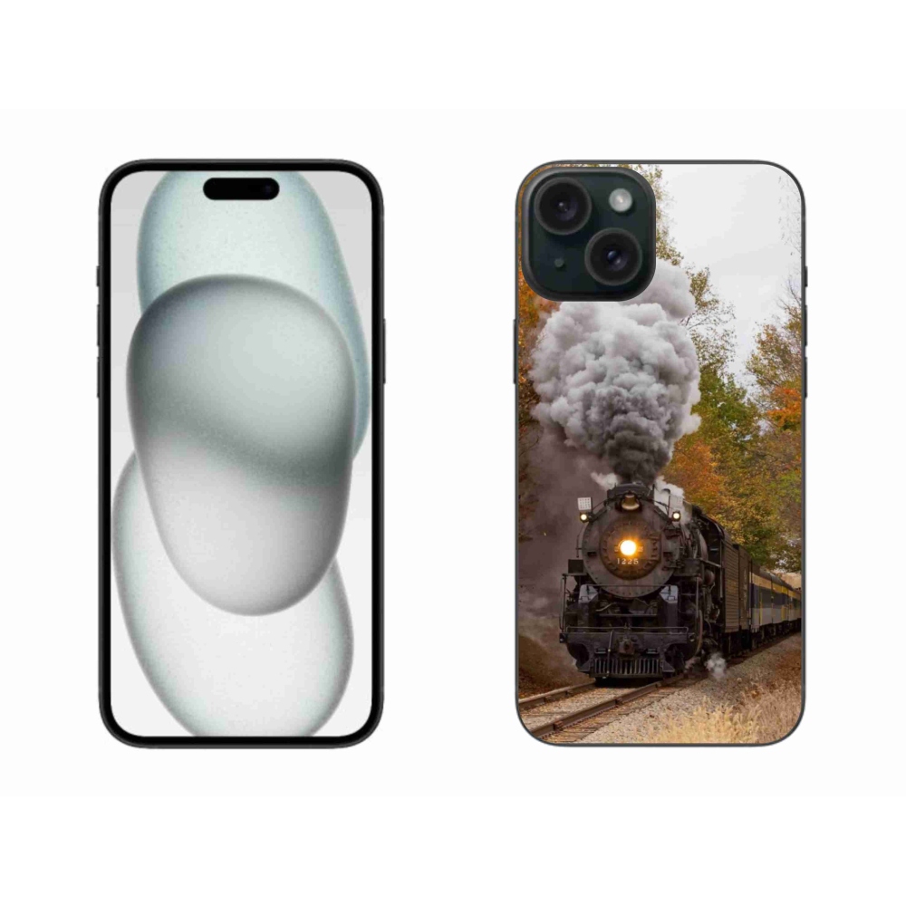 Gelový kryt mmCase na iPhone 15 Plus - vlak 1
