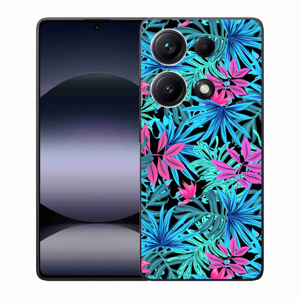 Gelový kryt mmCase na Xiaomi Redmi Note 14S - květiny 3
