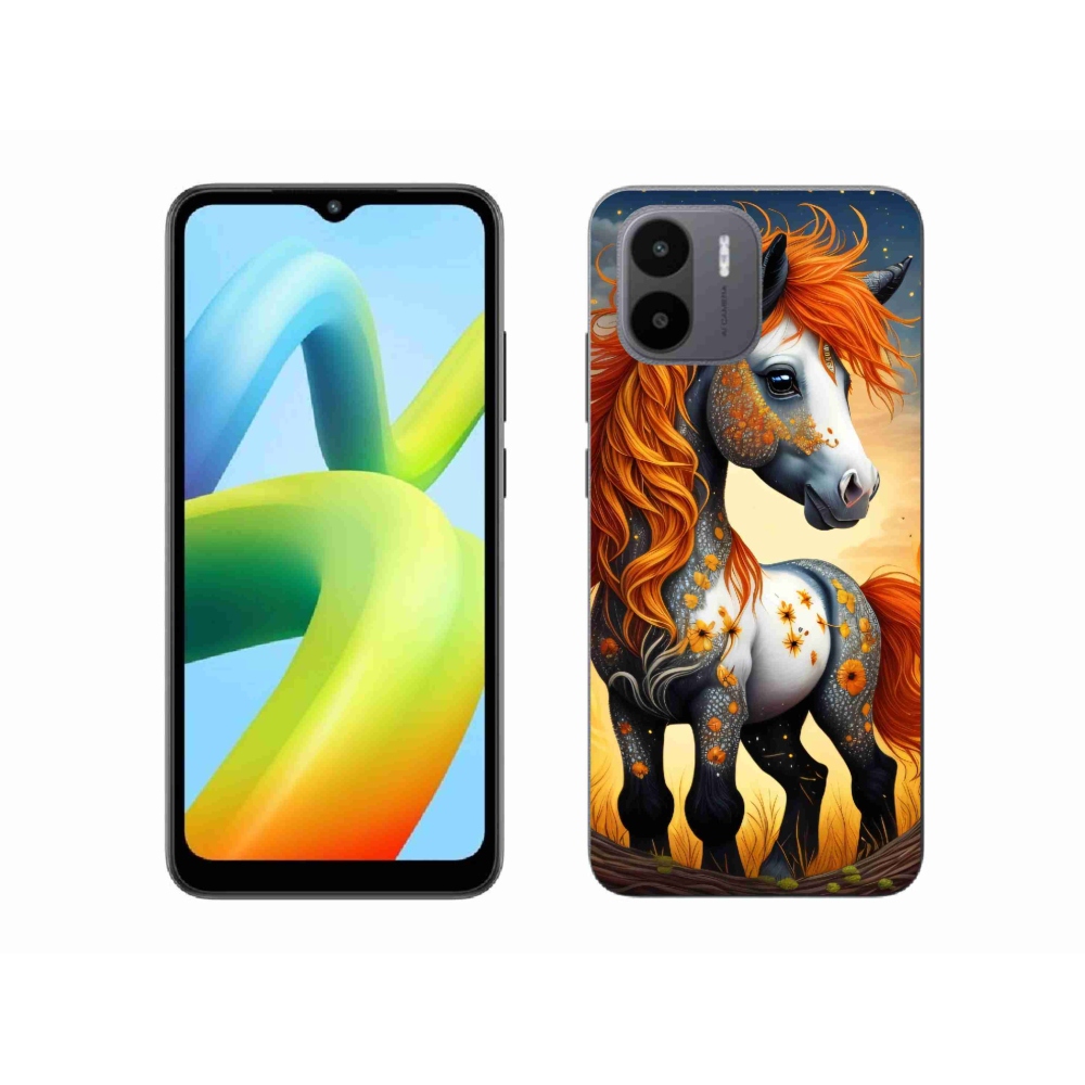 Gelový kryt mmCase na Xiaomi Redmi A1/Redmi A2 - barevný poník