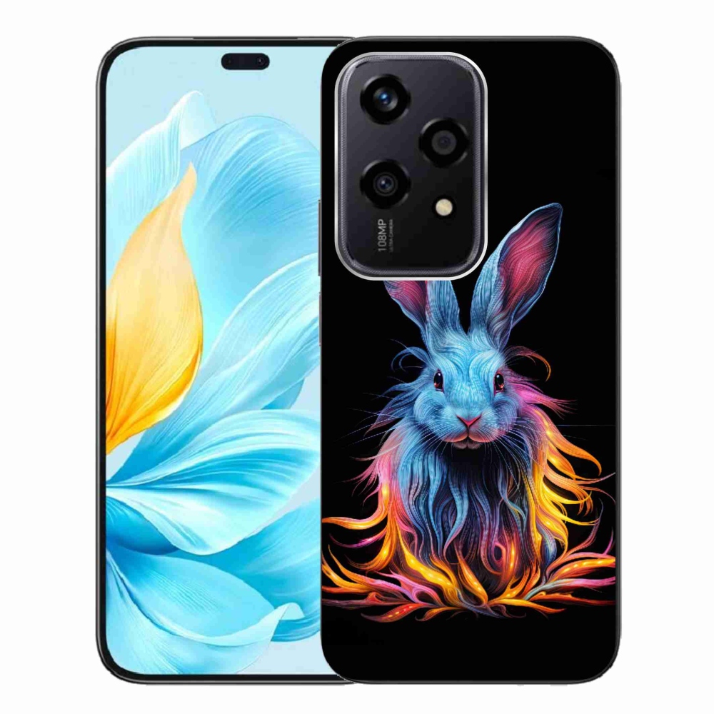 Gelový kryt mmCase na Honor 200 Lite 5G - abstraktní zajíc