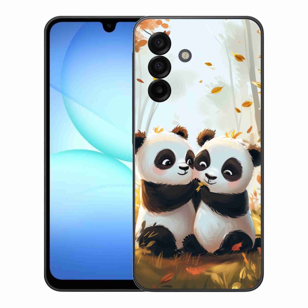 Gelový kryt mmCase na Samsung Galaxy A17 5G - pandy