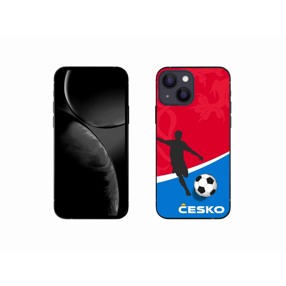 Gelový kryt mmCase na iPhone 13 mini 5.4 - fotbal Česko