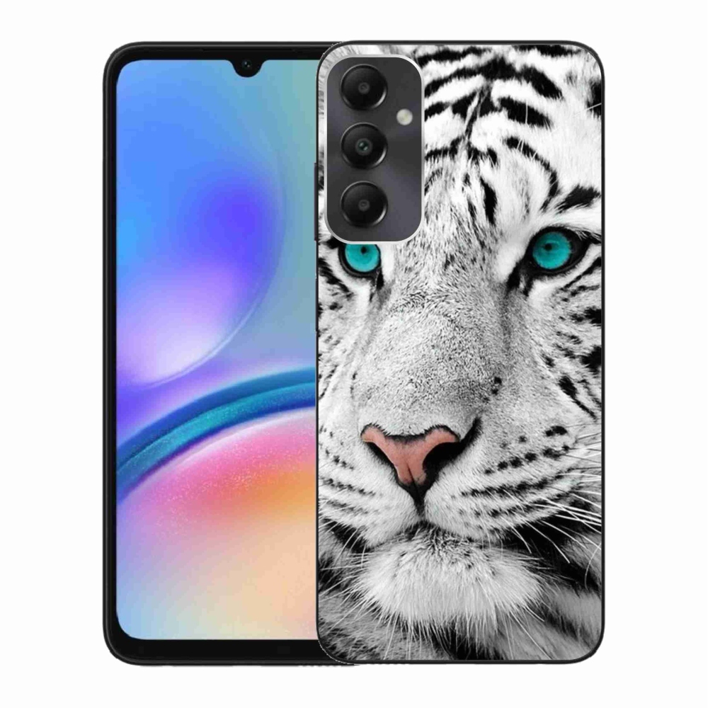 Gelový kryt mmCase na Samsung Galaxy A05s - bílý tygr