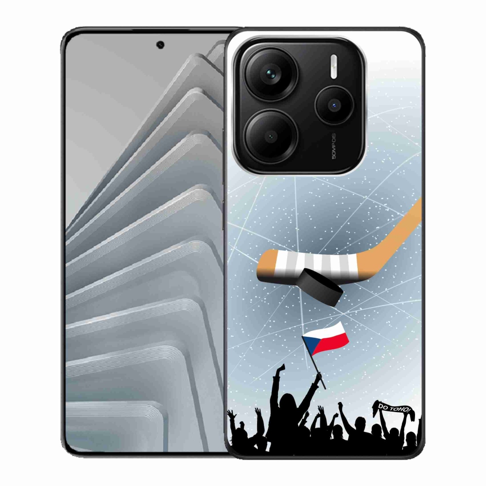 Gelový kryt mmCase na Xiaomi Redmi Note 14 5G - fanoušci hokeje