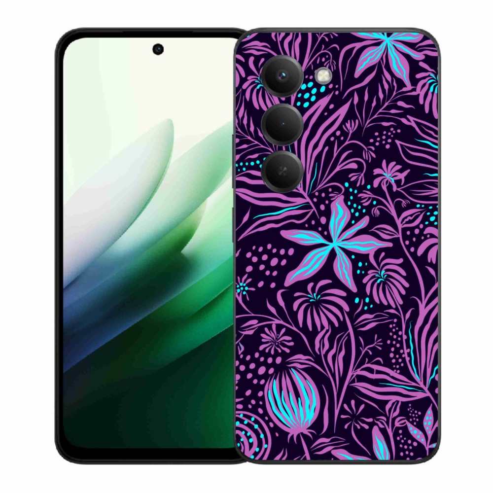 Gelový kryt mmCase na Xiaomi Redmi 15 5G (169mm) - květiny 2