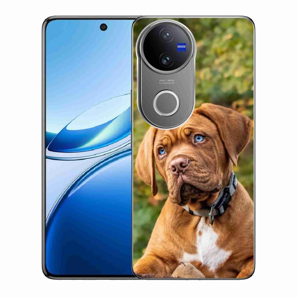 Gelový kryt mmCase na Vivo V50 5G - štěně 