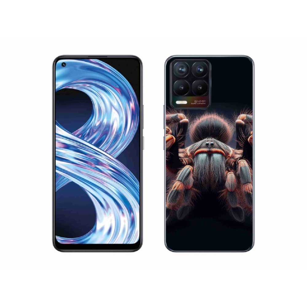 Gelový kryt mmCase na Realme 8 Pro - tarantule