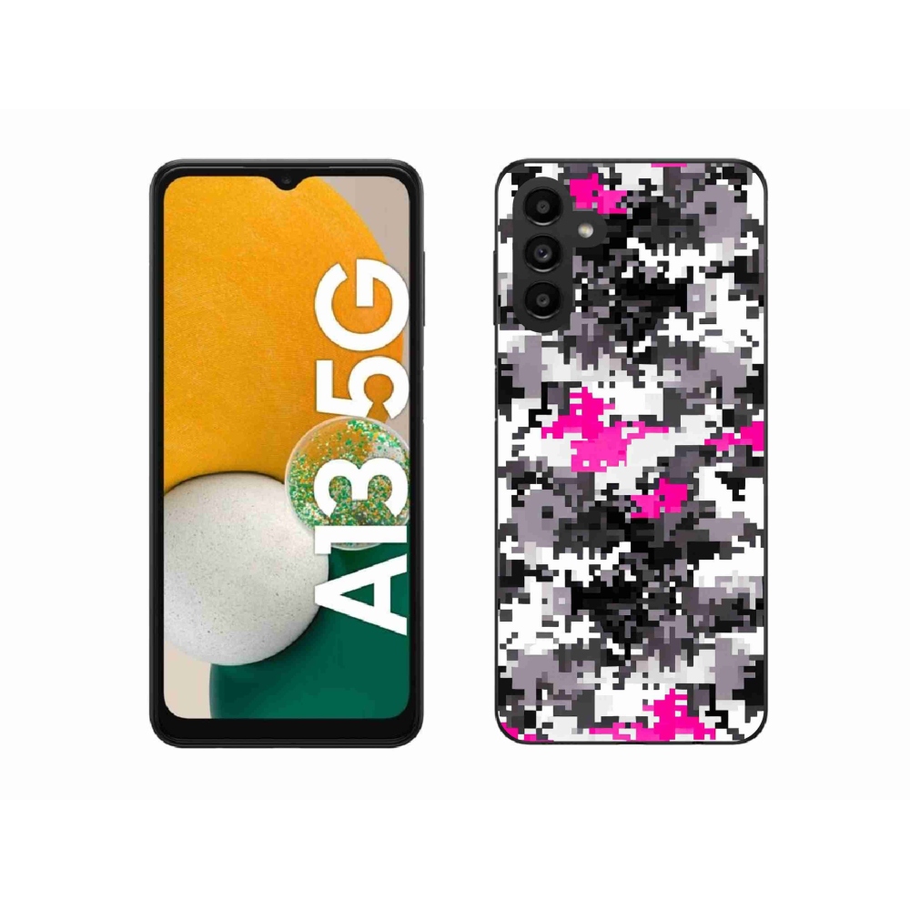 Gelový kryt mmCase na Samsung Galaxy A13 5G - maskáčový vzor 4