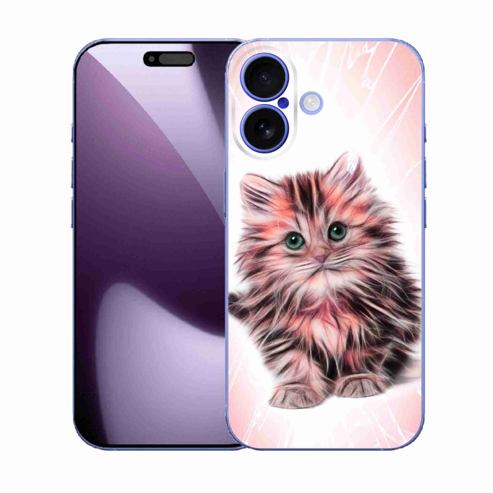 Gelový kryt mmCase na iPhone 17 - roztomilé kotě