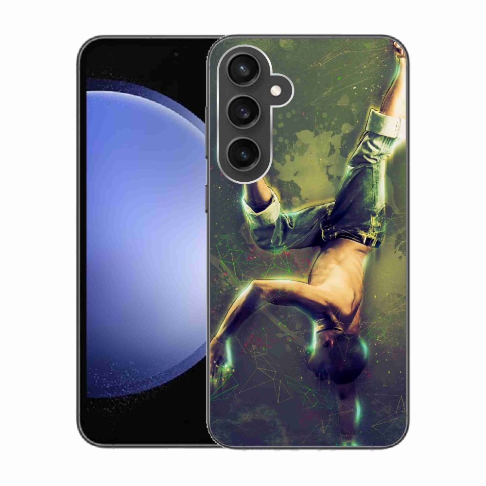 Gelový kryt mmCase na Samsung Galaxy S23 FE - breakdance