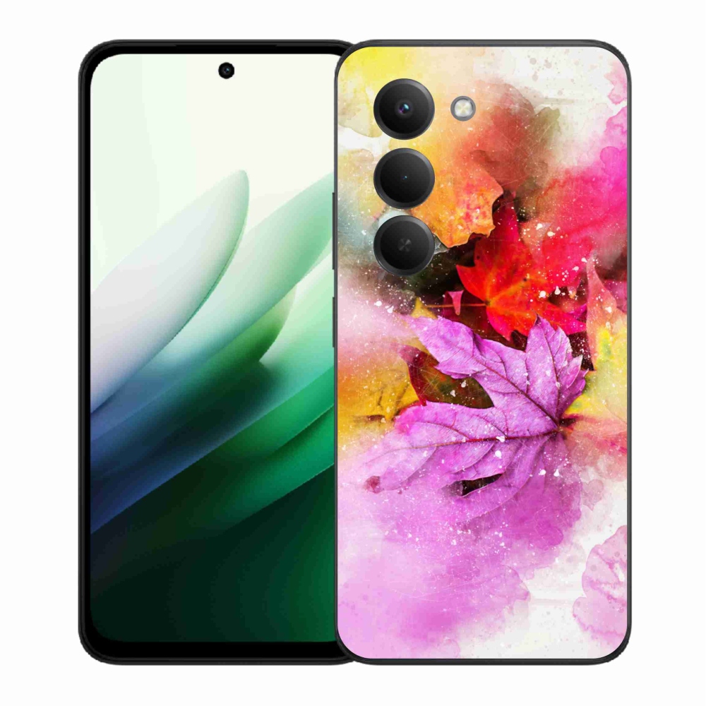 Gelový kryt mmCase na Xiaomi Redmi 15 5G (169mm) - barevné listy