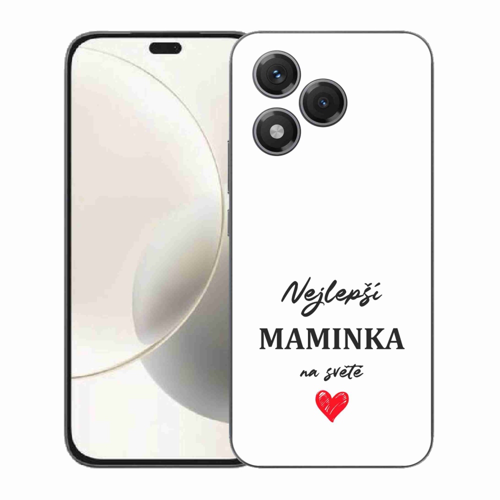 Gelový kryt mmCase na Honor 400 Lite - nejlepší maminka 1 bílé pozadí