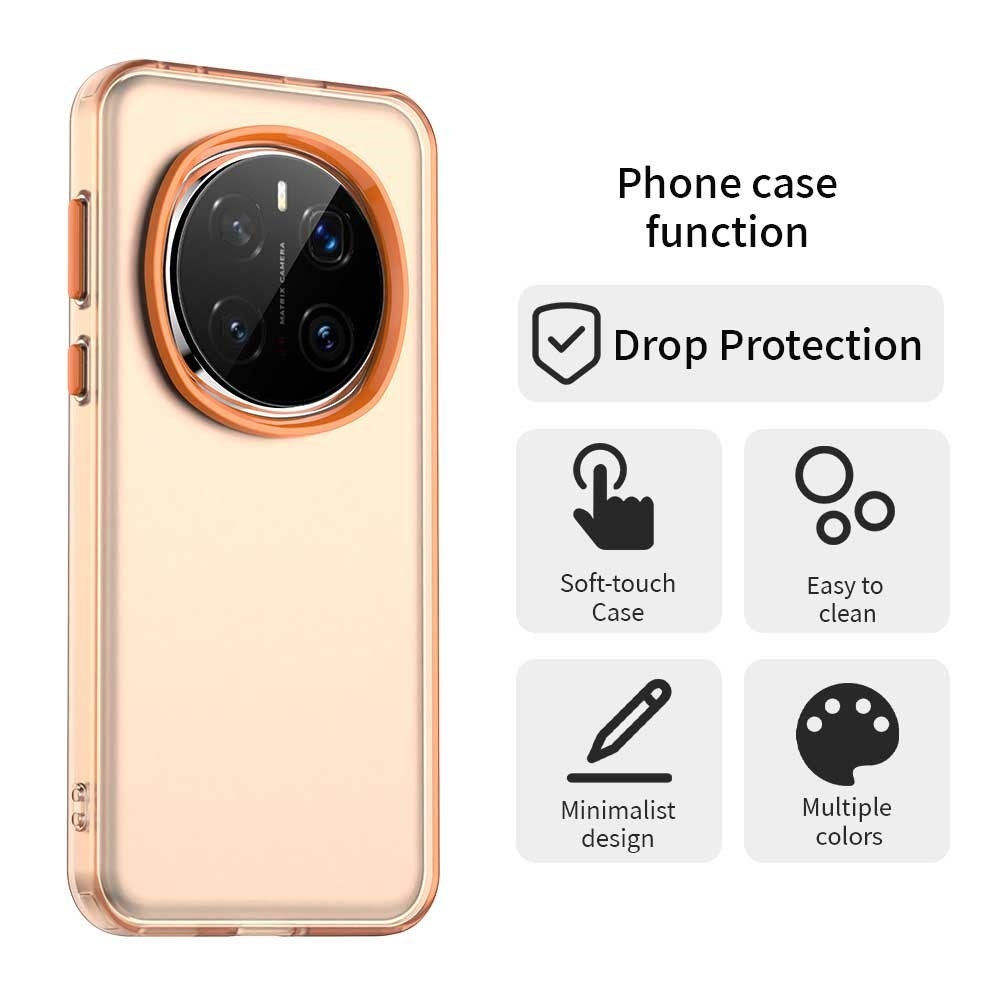 Candy matný gelový obal na Honor Magic 7 Pro 5G - oranžový