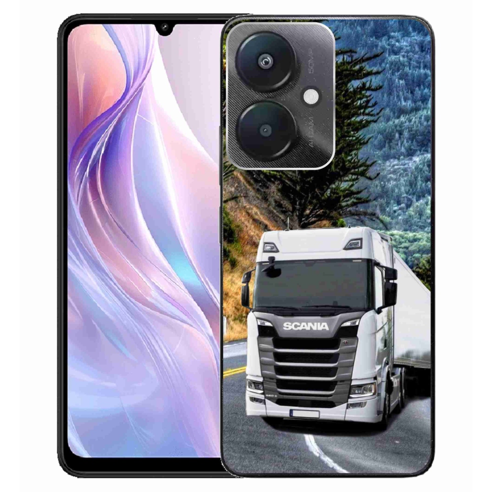 Gelový kryt mmCase na Xiaomi Redmi 13C 5G - kamion 1