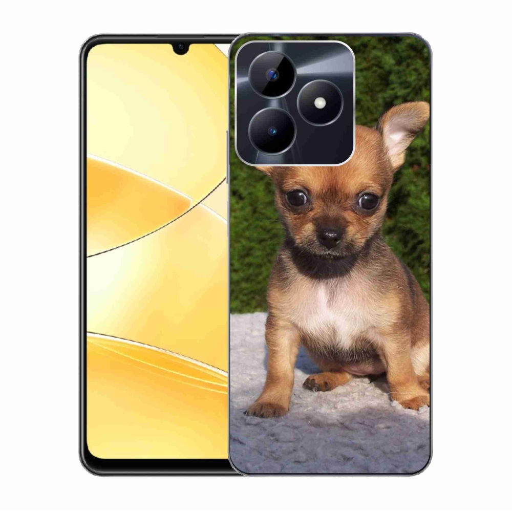 Gelový obal mmCase na Realme C51/C53 - čivava 3