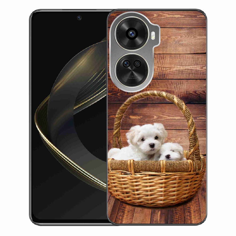 Gelový kryt mmCase na Huawei Nova 12 SE - štěňátka