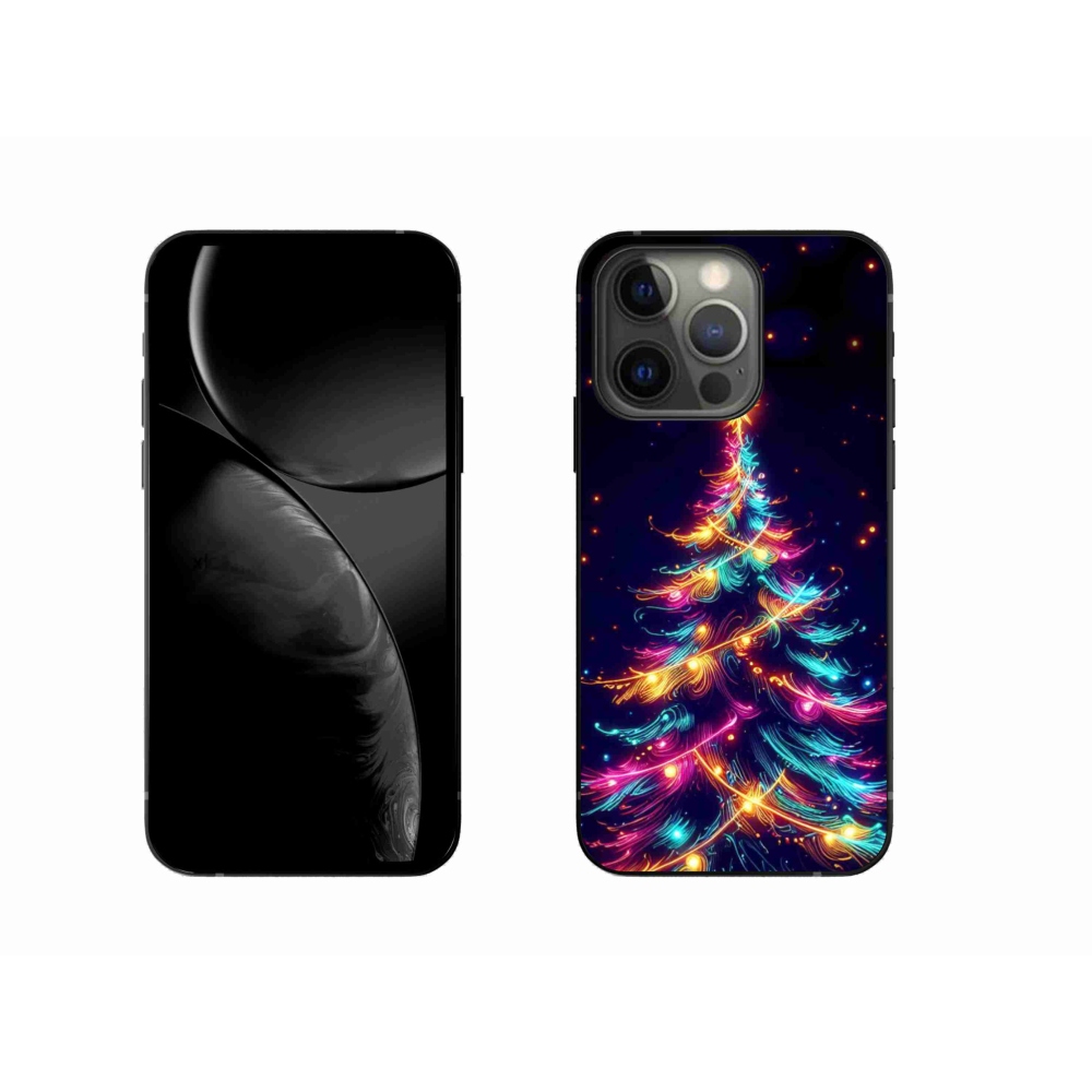 Gelový kryt mmCase na iPhone 13 Pro 6.1 - neonový vánoční stromek