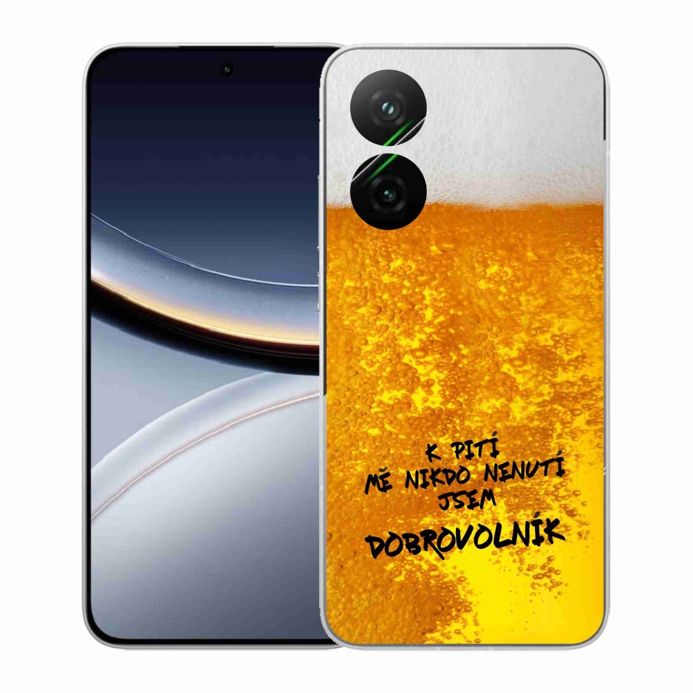 Gelový kryt mmCase na Xiaomi Poco F7 5G - pivní motiv 4