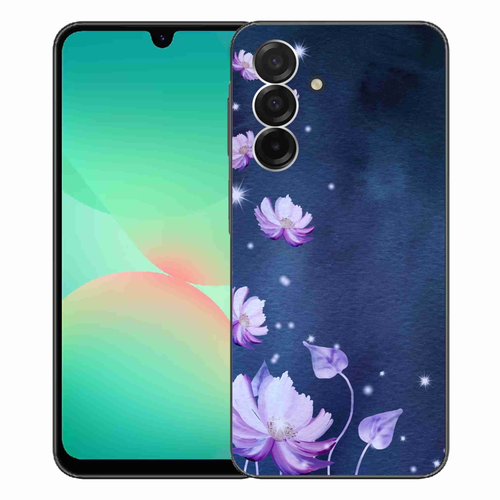 Gelový kryt mmCase na Samsung Galaxy A26 5G - padající květy