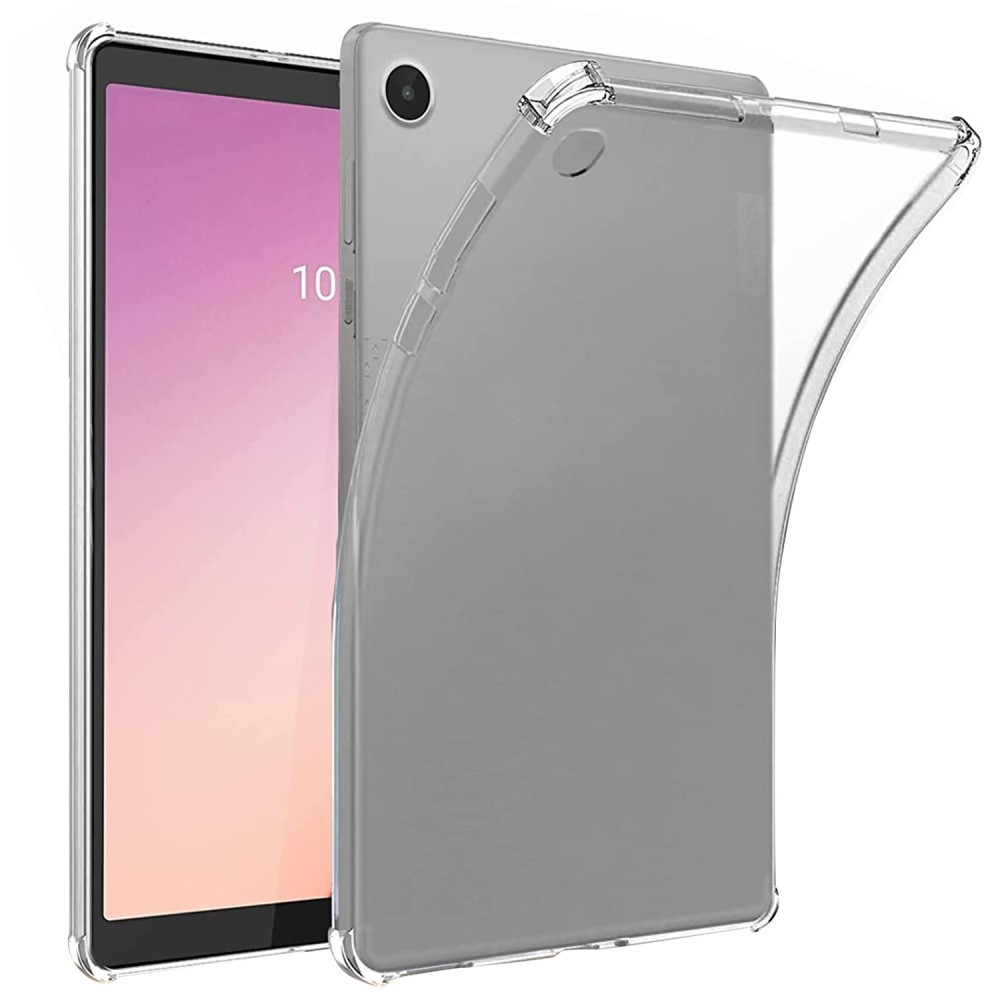 Průhledný gelový obal s vyztuženými rohy na Lenovo Tab M8 4. Gen (2024) - průhledný