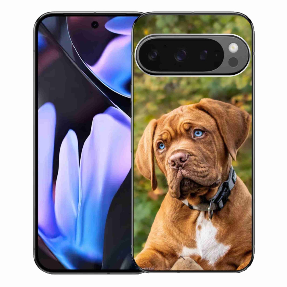 Gelový kryt mmCase na Google Pixel 9 Pro XL - štěně 