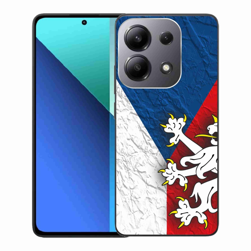 Gelový kryt mmCase na Xiaomi Redmi Note 13 - česká vlajka 1