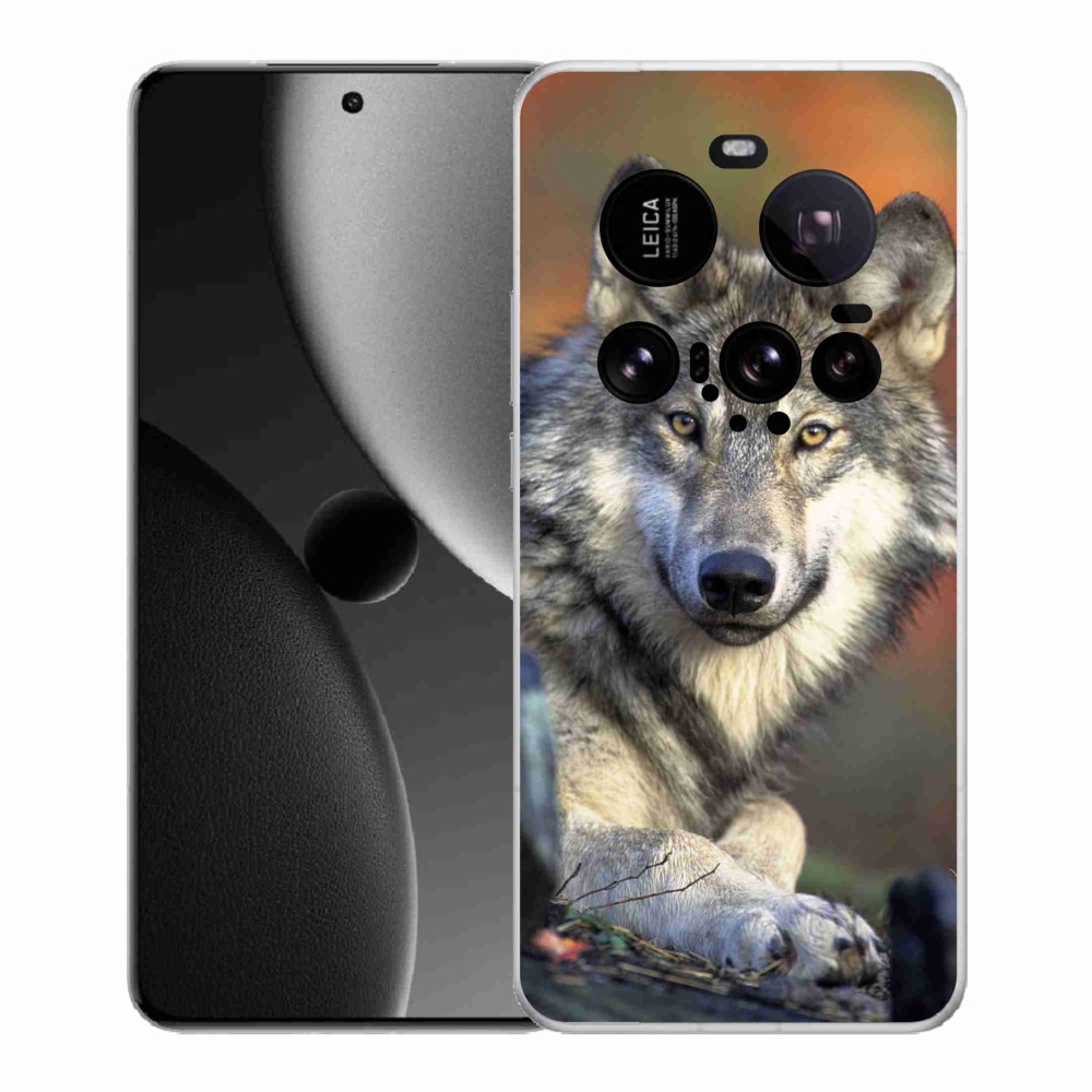 Gelový kryt mmCase na Xiaomi 15 Ultra - vlk